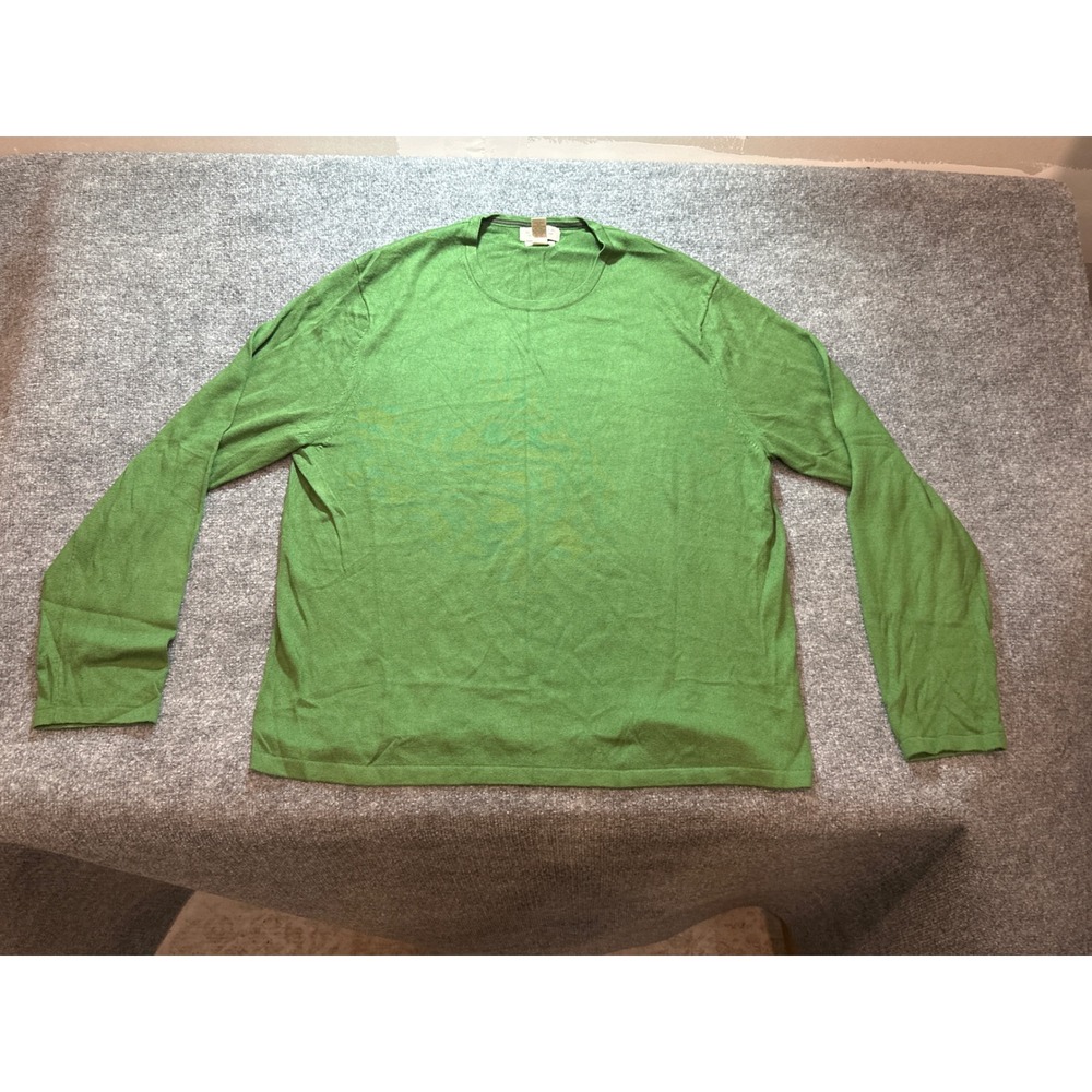 Vintage Banana Republic Safari & Travel Made USA Green Cotton Pullover Shirt XL